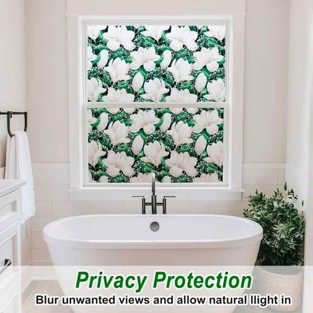 Window privacy film UV protection non-adhesive BIG ROLL -45 inch WIDE